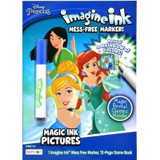 Princess Imagine Ink Magic Ink Coloring Book