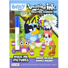 Bluey 16 Page Imagine Ink Magic Ink Coloring Book