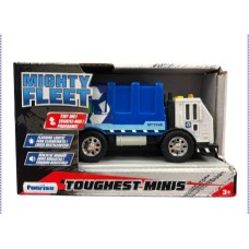 MIGHTY FLEET TOUGEST MINIS GARBAGE TRUCK 6" LIGHT & SOUND