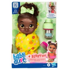 BABY ALIVE PRETEND SHAMPOO SNUGGLE BLACK HAIR BERRY