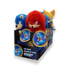 SONIC 2 MOVIE 9" Plush Assorted in PDQ