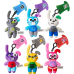 Bad Habbit Rabbitz 2 Inch Vinyl Keyring Figure in CDU