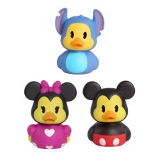 Disney Core Duckalooz 3 Pack; Mickey, Minnie & Stitch