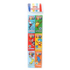 DR. SEUSS 6-PACK OF 4 CRAYONS