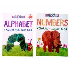 Eric Carle Coloring & Activity Book asst. Alphabet & Numbers