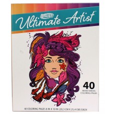 Ultimate Artist Colouring Book w/40 pages