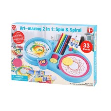 ART-MAZING 2 IN 1: SPIN & SPIRAL - 33 PCS