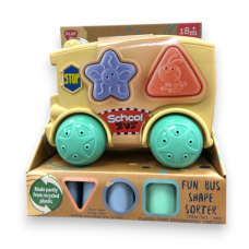 RECYCLED MATERIAL - FUN BUS SHAPE SORTER