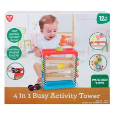  4 IN 1 BUSY ACTIVITY TOWER  (PLYWOOD & PINE WOOD)
