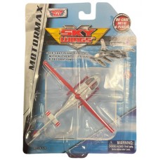 Die Cast Red/White Helicopter