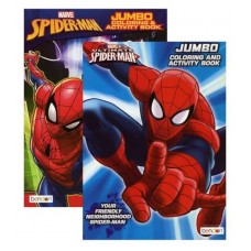 Spiderman 80 page Colouring Book 2 Assorted